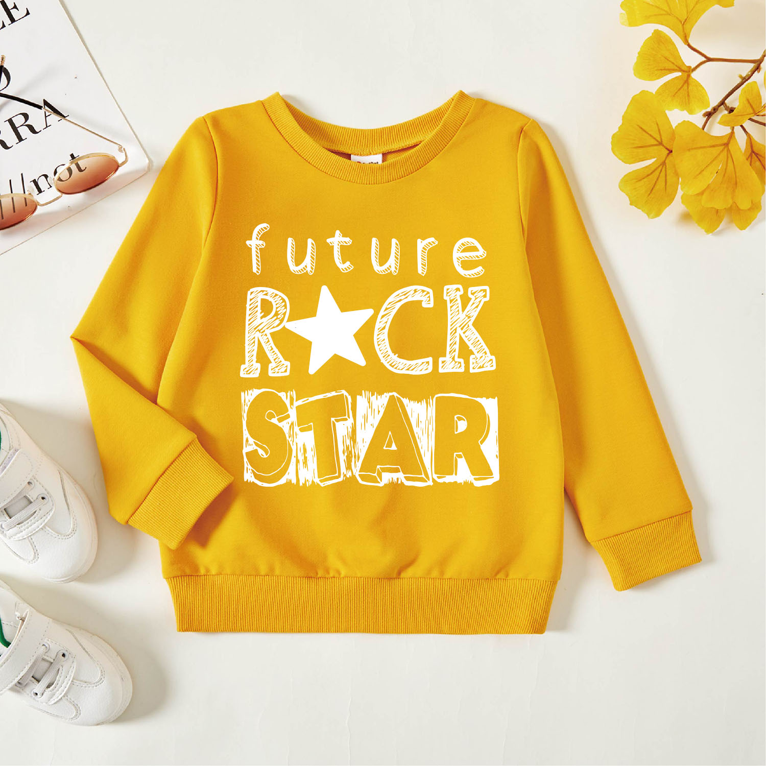 Toddler Graphic Ginger Long-sleeve Pullover