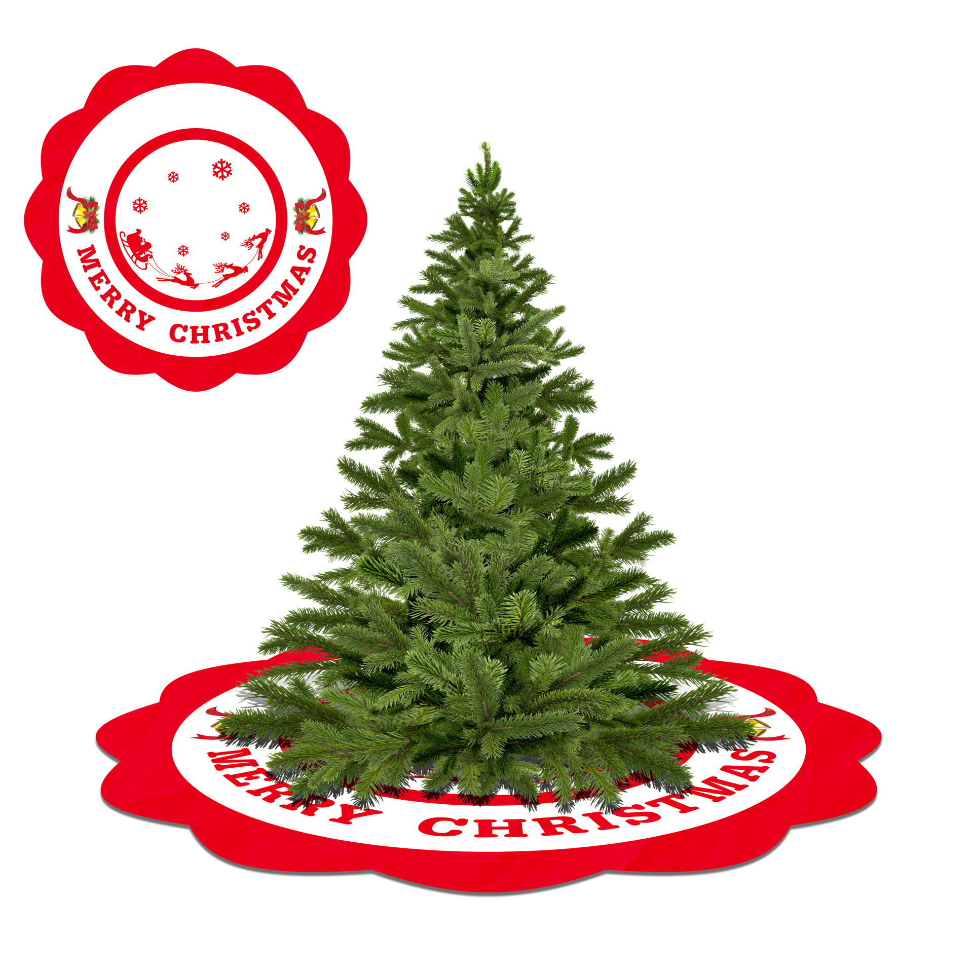 Christmas Ornament Tree Skirt Red Xmas Tree Skirt for Christmas Decorations Indoor Outdoor
Christmas Ornament Tree Skirt Red Xmas Tree Skirt for Christmas Decorations Indoor Outdoor