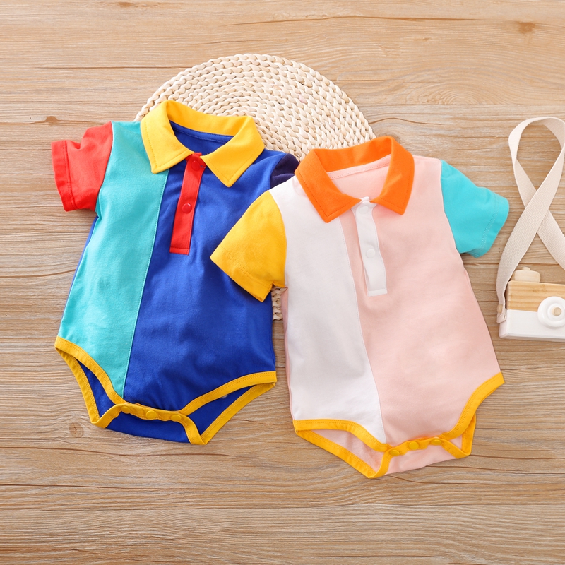 Baby Vacation Colorblock Romper