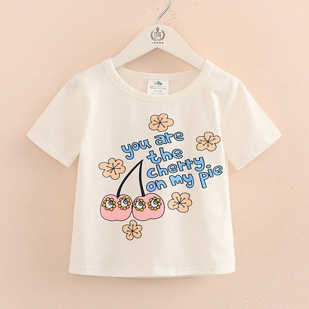 Trendy Letter and Flower Printed Tee for Kid
Trendy Letter and Flower Printed Tee for Kid