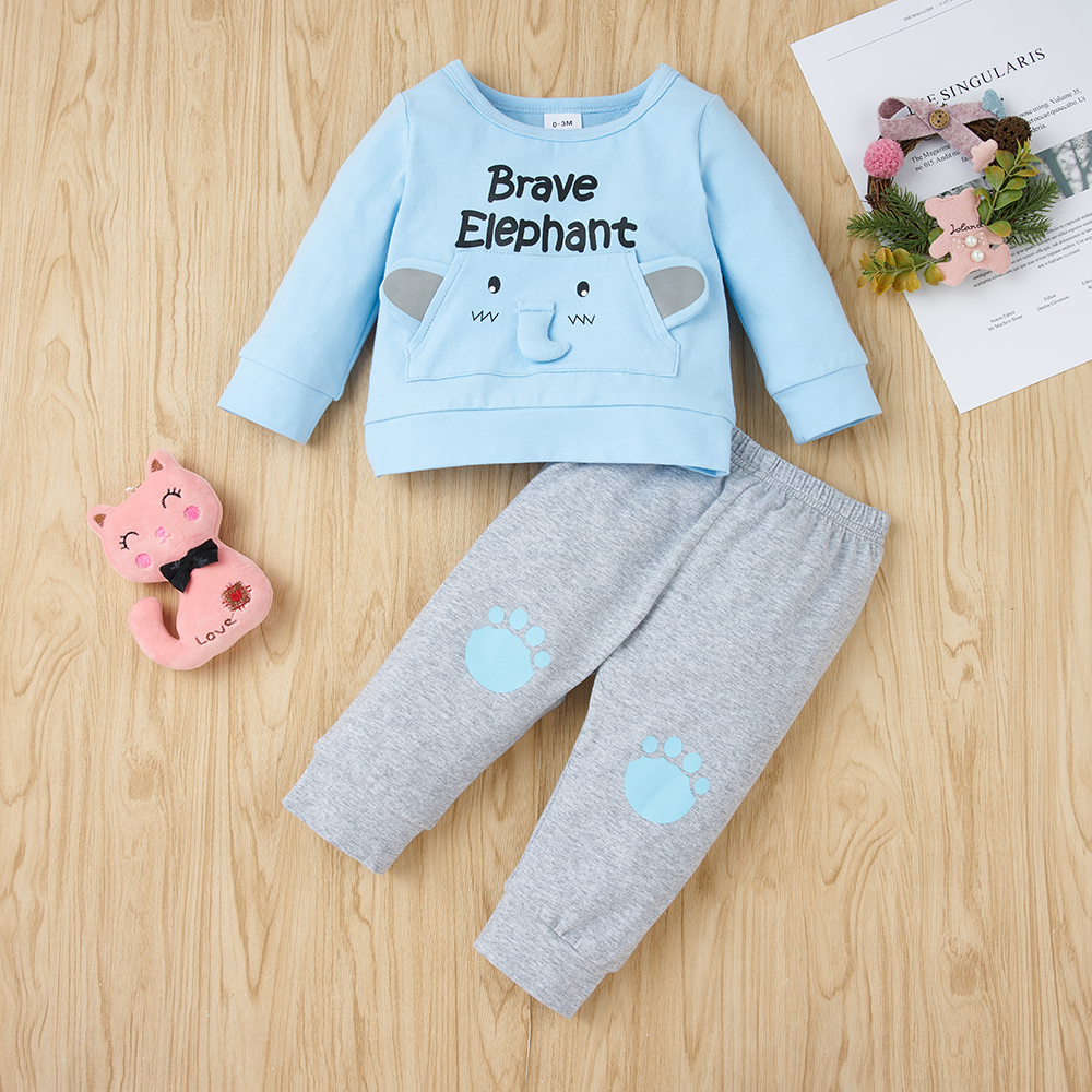 2pcs Baby Boy casual Animal & Elephant Baby's Sets Cotton Fashion Long Sleeve Infant Clothing Outfits
2pcs Baby Boy casual Animal & Elephant Baby's Sets Cotton Fashion Long Sleeve Infant Clothing Outfits