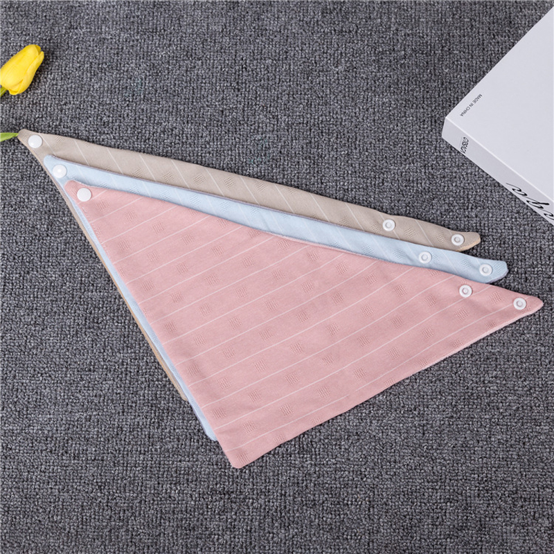 3-pack Waterproof Double-layer Striped Cotton Bibs 
3-pack Waterproof Double-layer Striped Cotton Bibs