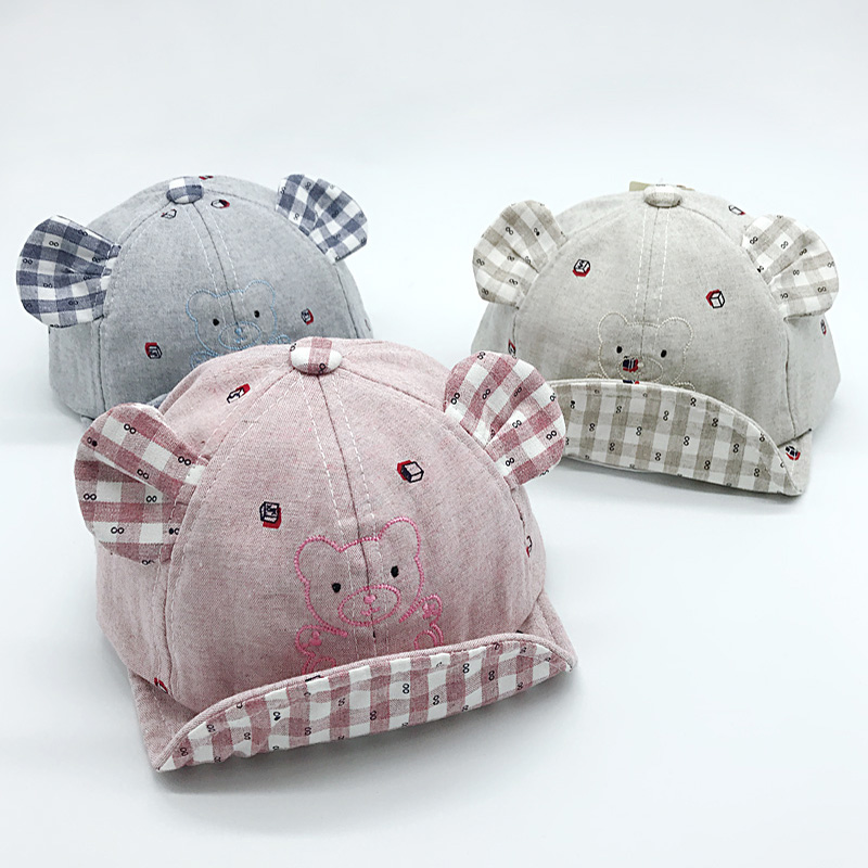 Baby / Toddler Fashionable Plaid Bear Embroidered Velcro Hat
Baby / Toddler Fashionable Plaid Bear Embroidered Velcro Hat