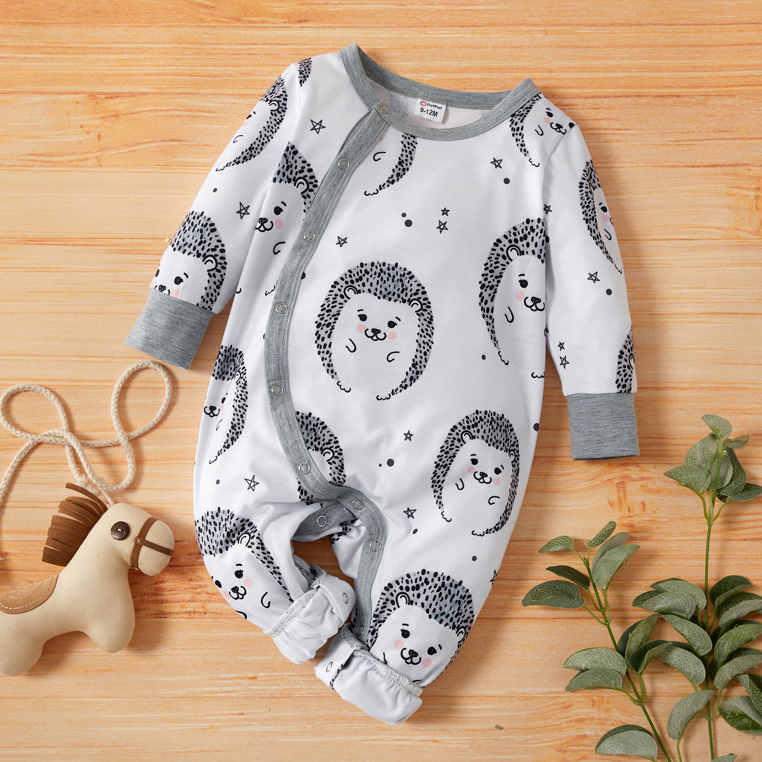 Baby Hedgehog Allover Jumpsuit