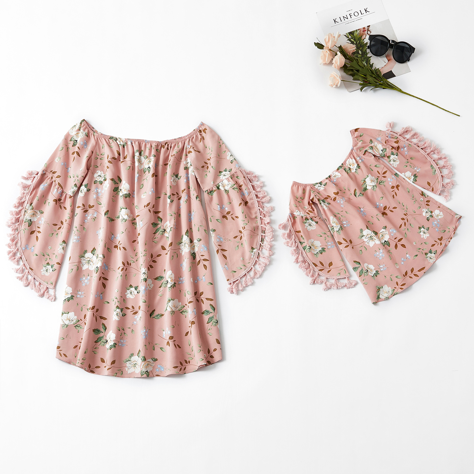 One-shoulder Printed Matching Dresses
One-shoulder Printed Matching Dresses