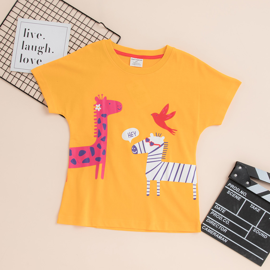 Cute Animal Print Short-sleeve Tee 
Cute Animal Print Short-sleeve Tee
