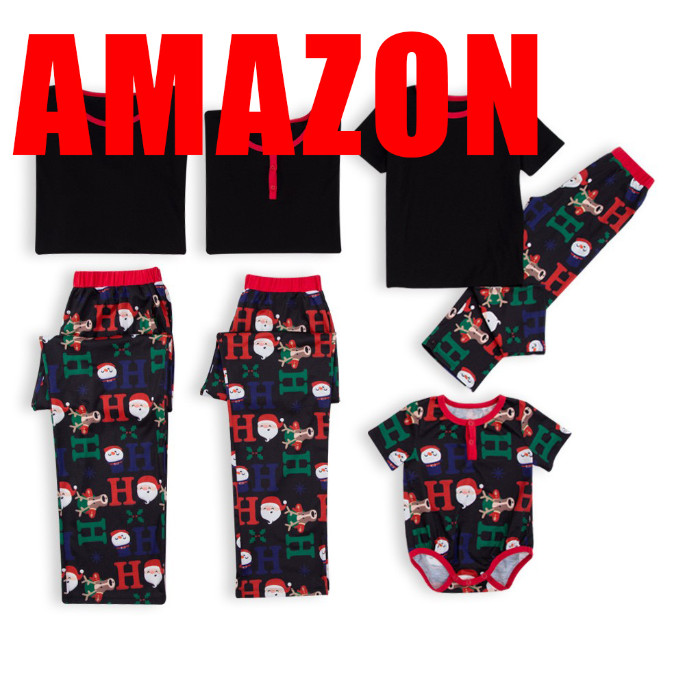 Christmas HOHOHO Short-sleeve Pajamas Family Matching