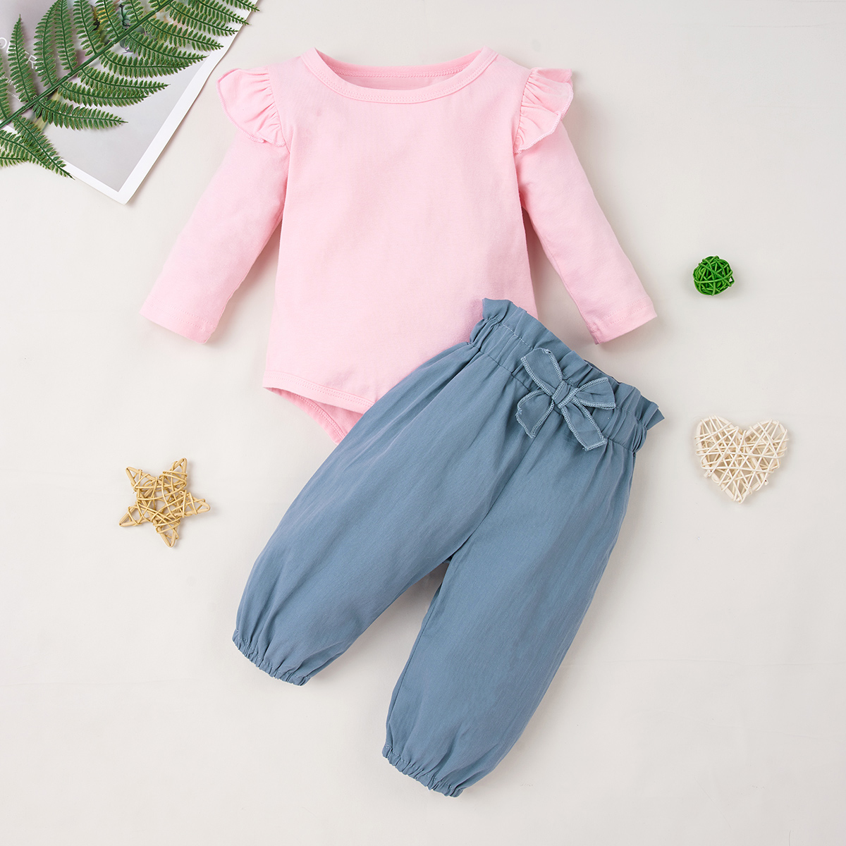 2pcs Baby Girl Sweet Stripes Baby's Sets Solid Top Fashion Long Sleeve Romper Infant Clothing OutfitsTop
2pcs Baby Girl Sweet Stripes Baby's Sets Solid Top Fashion Long Sleeve Romper Infant Clothing OutfitsTop