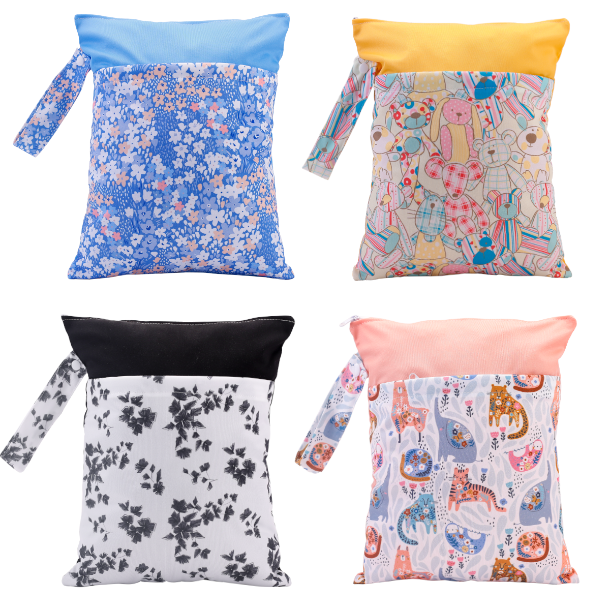 Double Pockets Cartoon Bear Flowers Waterproof Hanging Cloth Diaper Wet/Dry Bags
Double Pockets Cartoon Bear Flowers Waterproof Hanging Cloth Diaper Wet/Dry Bags