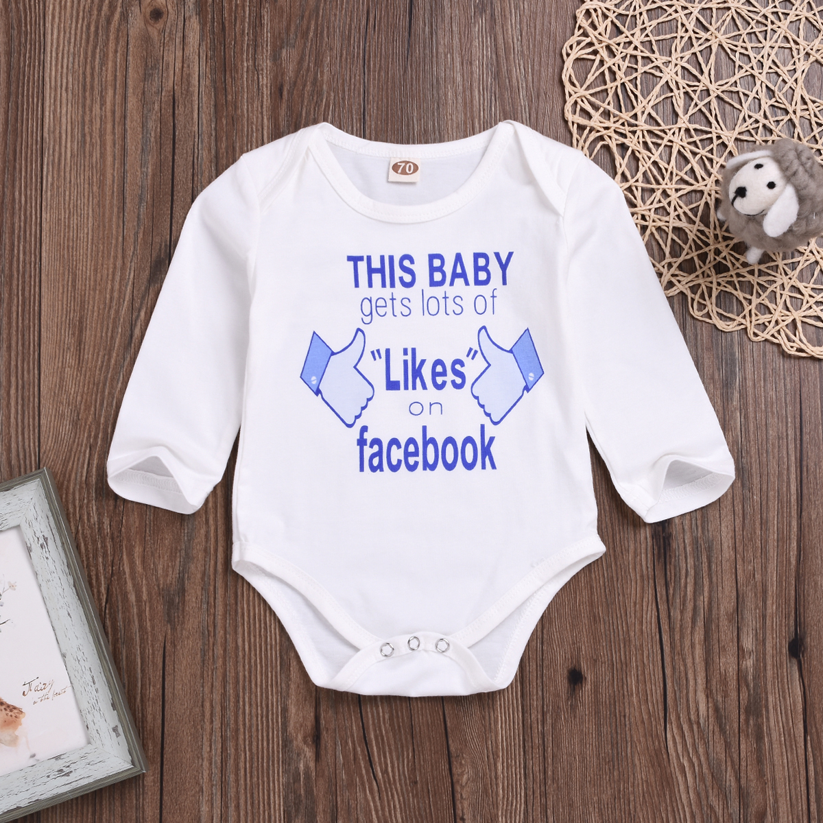 Baby Letter Romper
Baby Letter Romper