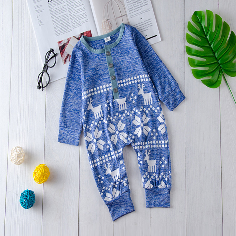 Baby Christmas Elk Jumpsuit