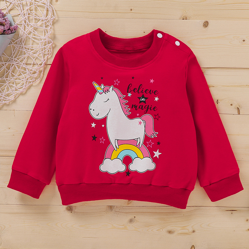 Baby Girl casual Unicorn & Unicorn Pullovers Cotton Fashion Long Sleeve Infant Clothing Outfits
Baby Girl casual Unicorn & Unicorn Pullovers Cotton Fashion Long Sleeve Infant Clothing Outfits