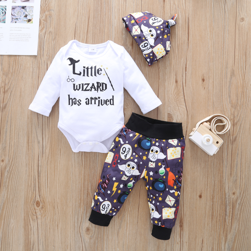 3pcs Baby Unisex Street style Letter Baby's Sets Romper Cotton Fashion Long Sleeve Infant Clothing Outfits
3pcs Baby Unisex Street style Letter Baby's Sets Romper Cotton Fashion Long Sleeve Infant Clothing Outfits