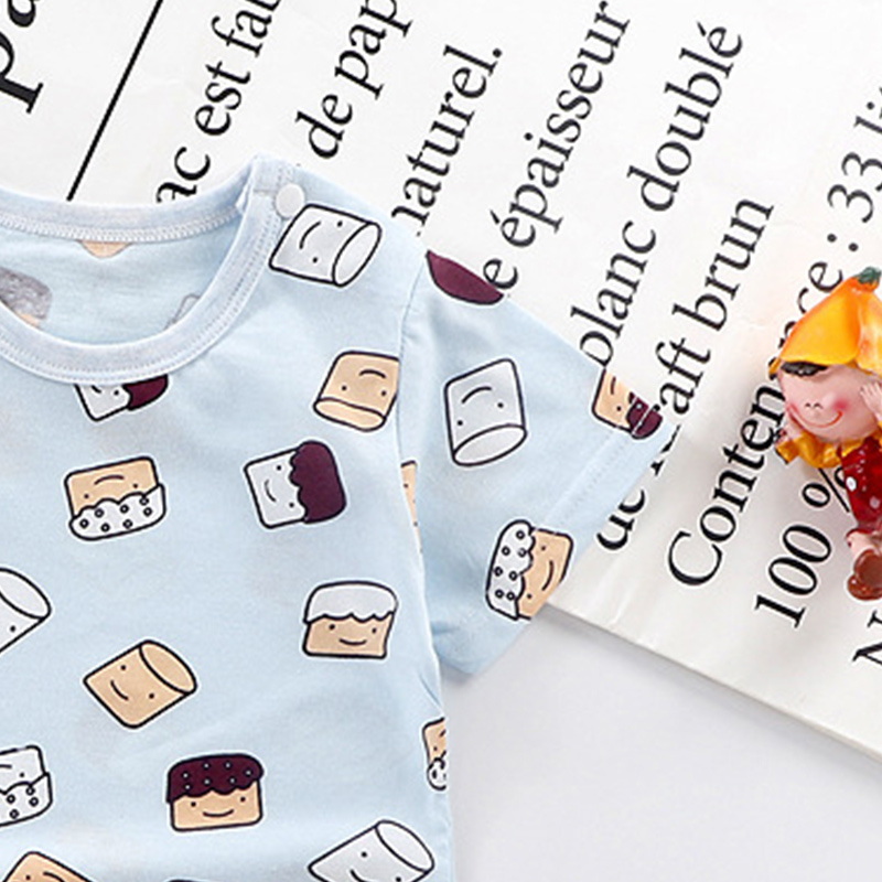 PatPat New Summer Baby Airplane or Stripe Print Short-sleeve Romper PatPat New Summer Baby Airplane or Stripe Print Short-sleeve Romper