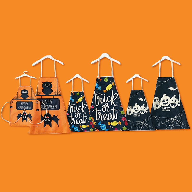 

Family Halloween Pattern Lovely Apron Set