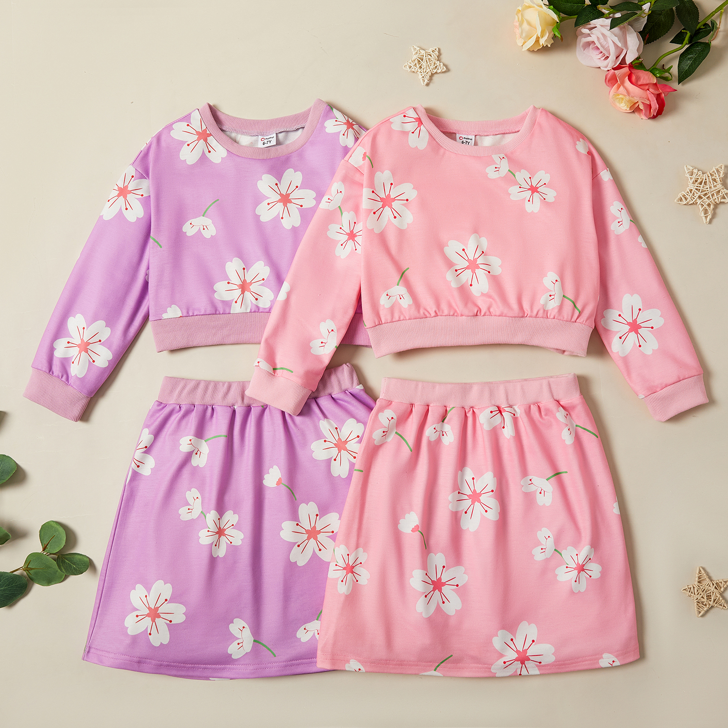 

Kid Girl Floral Suit-dress