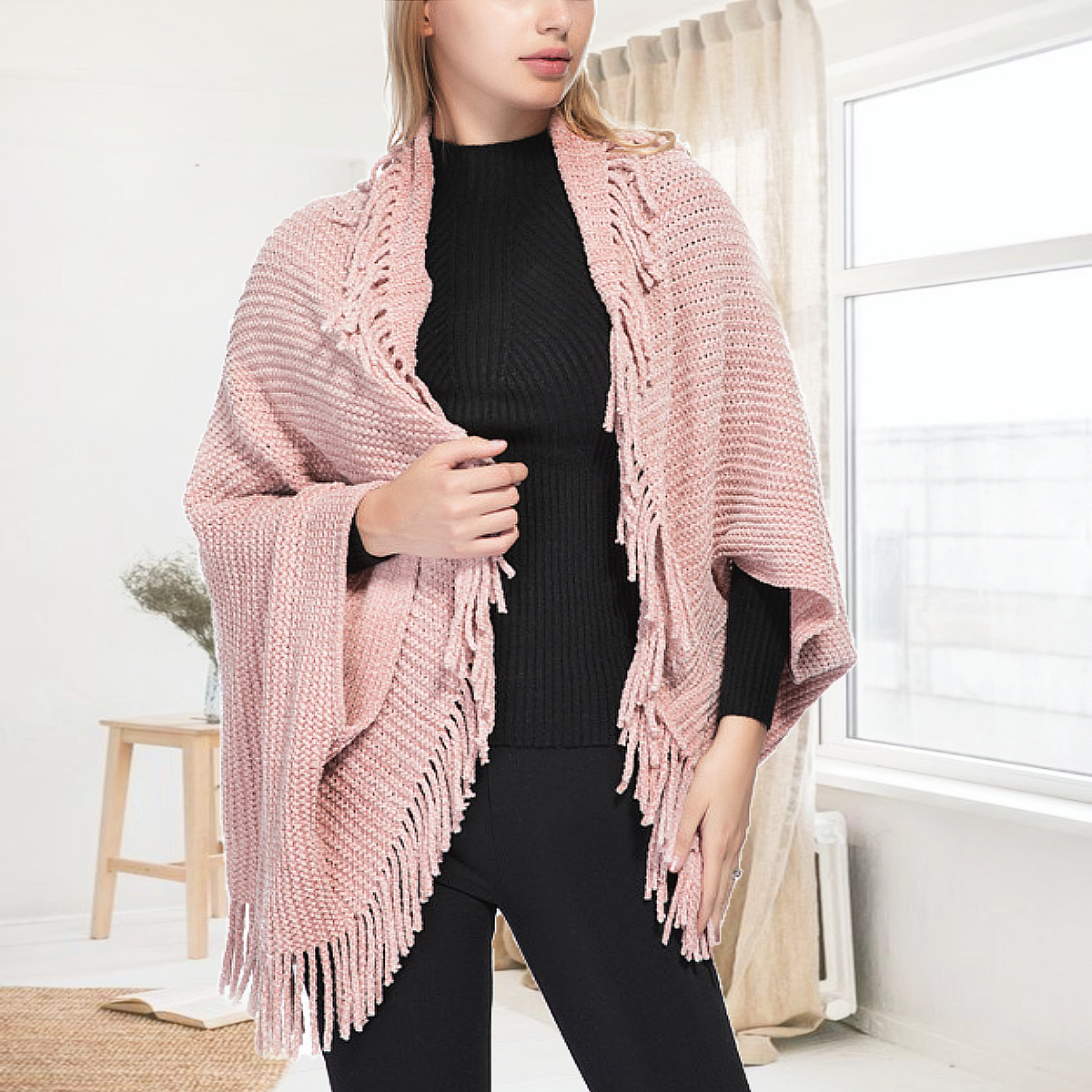 

casual Color Block medium length Coats