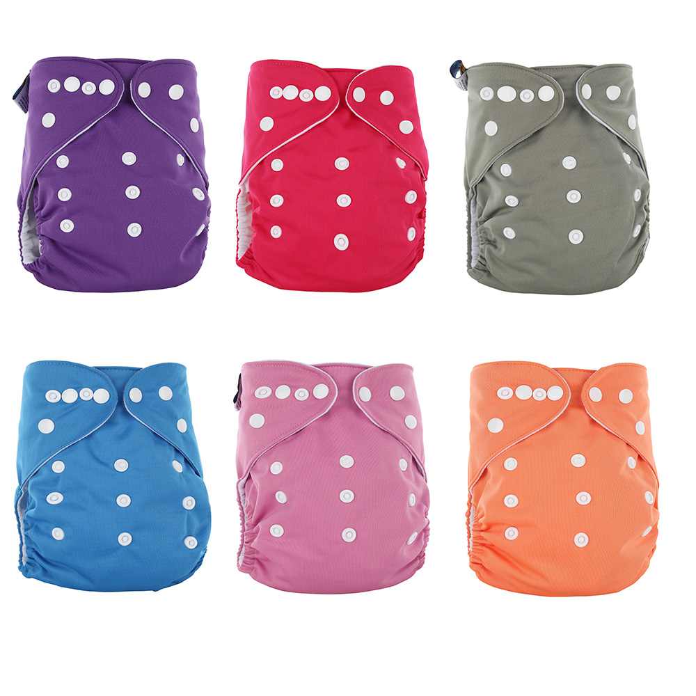 

Baby Washable Breathable Adjustable Reusable Cloth Diaper