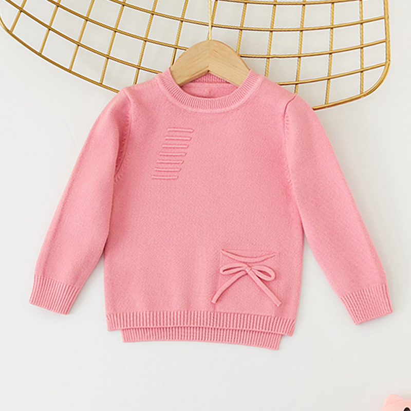 

Baby Girl casual Sweaters Solid Fashion Cotton Long Sleeve Infant Clothing Outfits