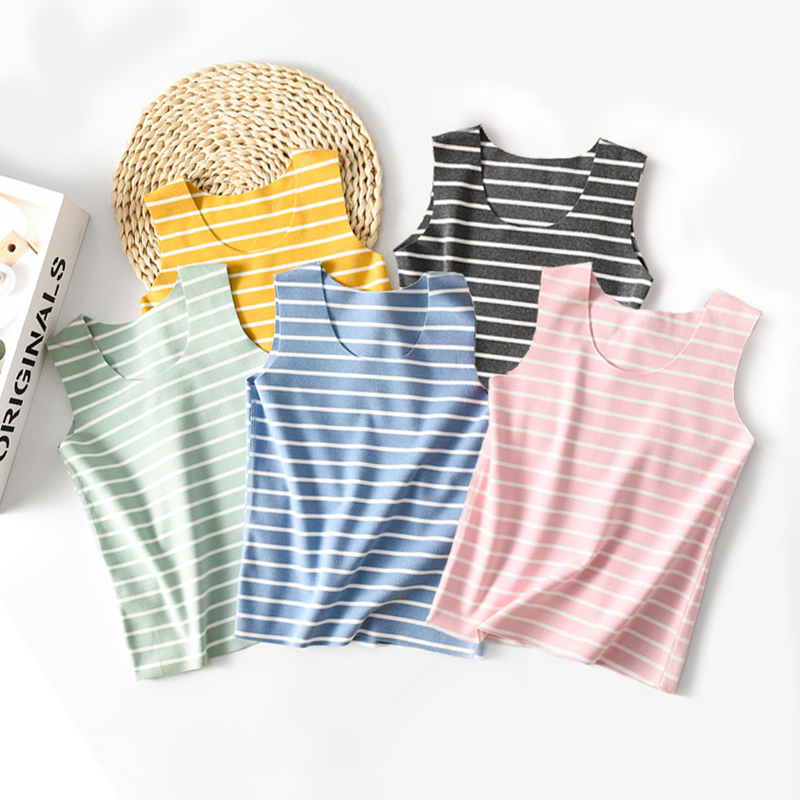 

Kids Girl Comfortable Striped Vest
