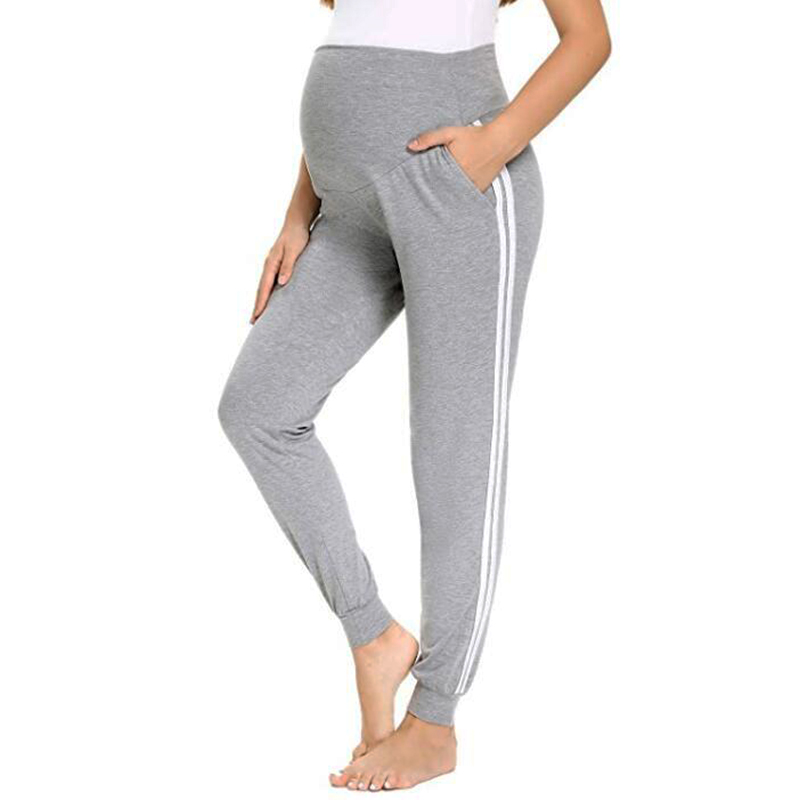 

Maternity casual Plain Grey Casual pants