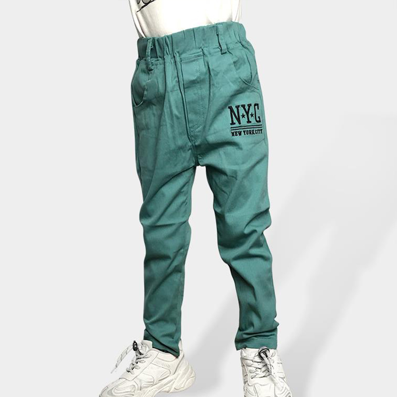 

Fashionable Letter Embroidered Pocket Elasticized Pants