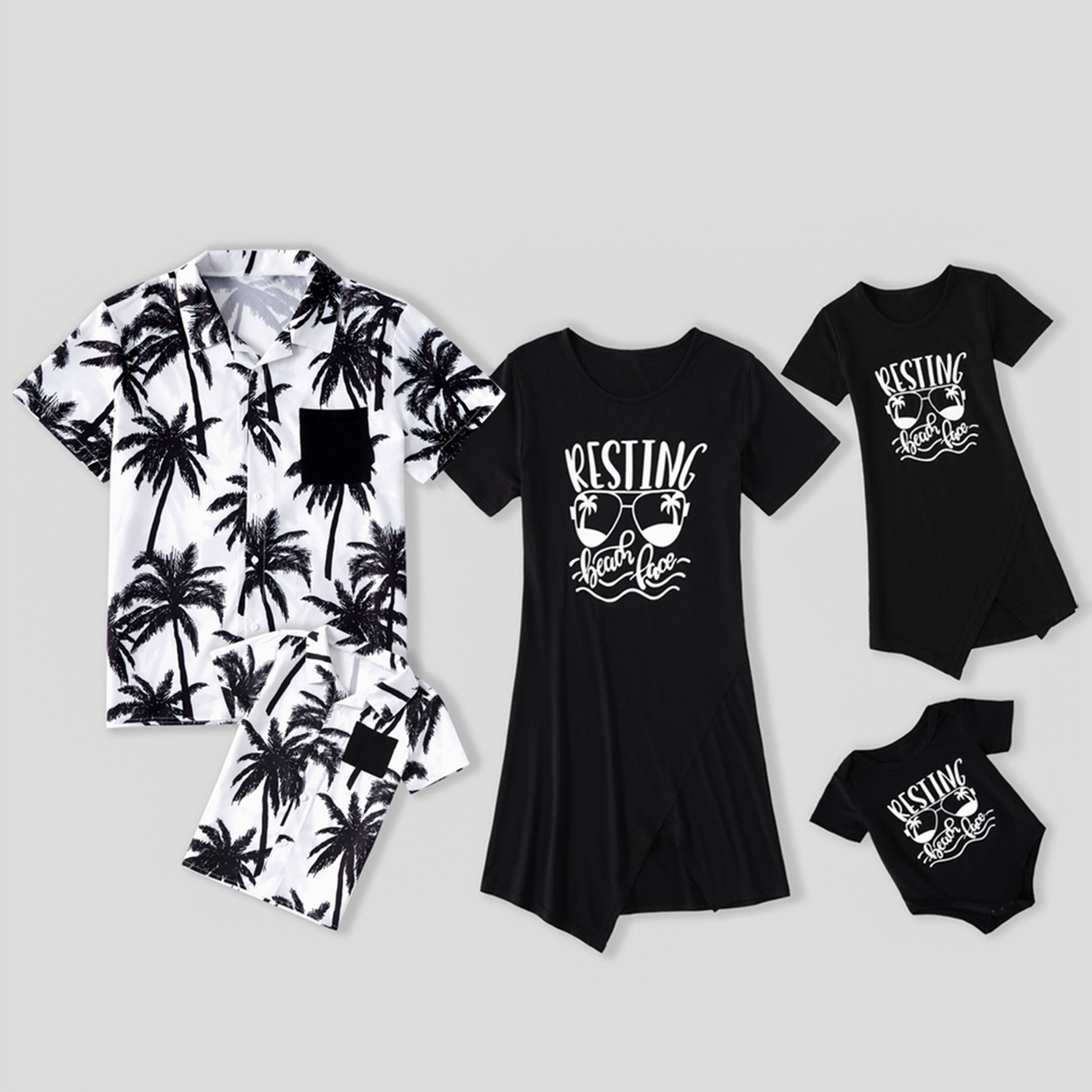 

Family Matching Beach Style Summer Sets