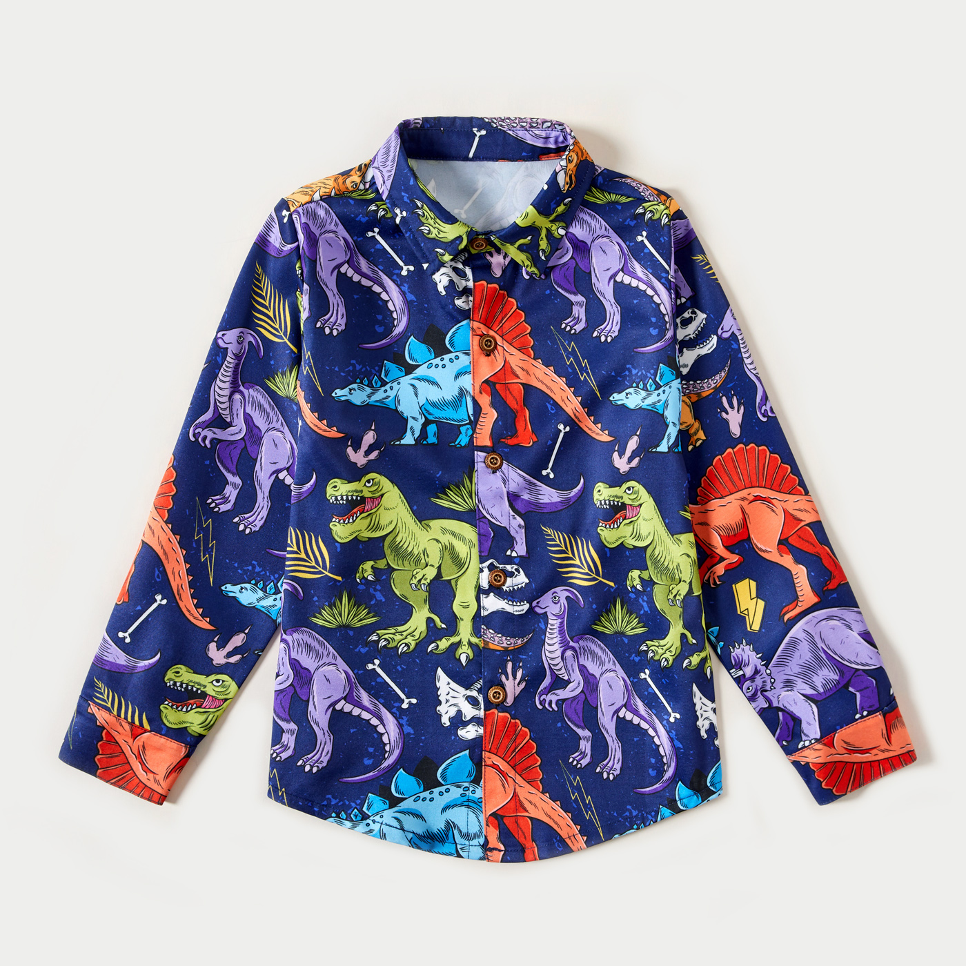 

Kids Boy Dinosaur Allover Shirt