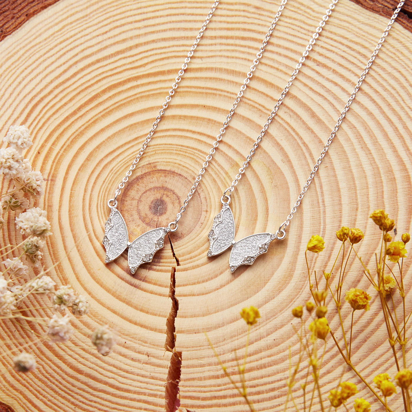 

Butterfly Pendant Necklaces for Mommy and Me