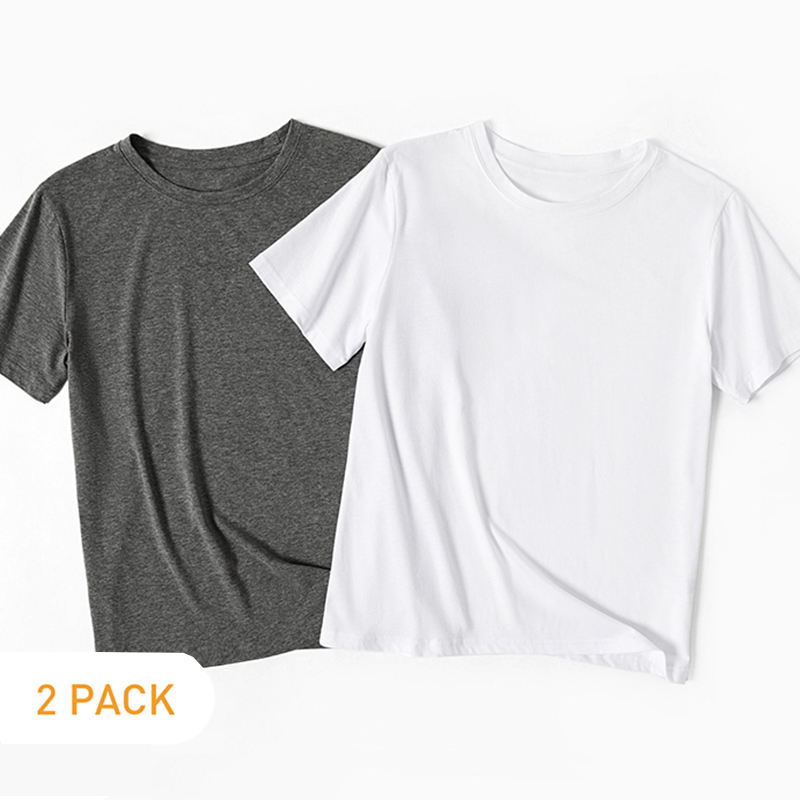 

2-Pack Casual Round collar Short Sleeve T-shirt