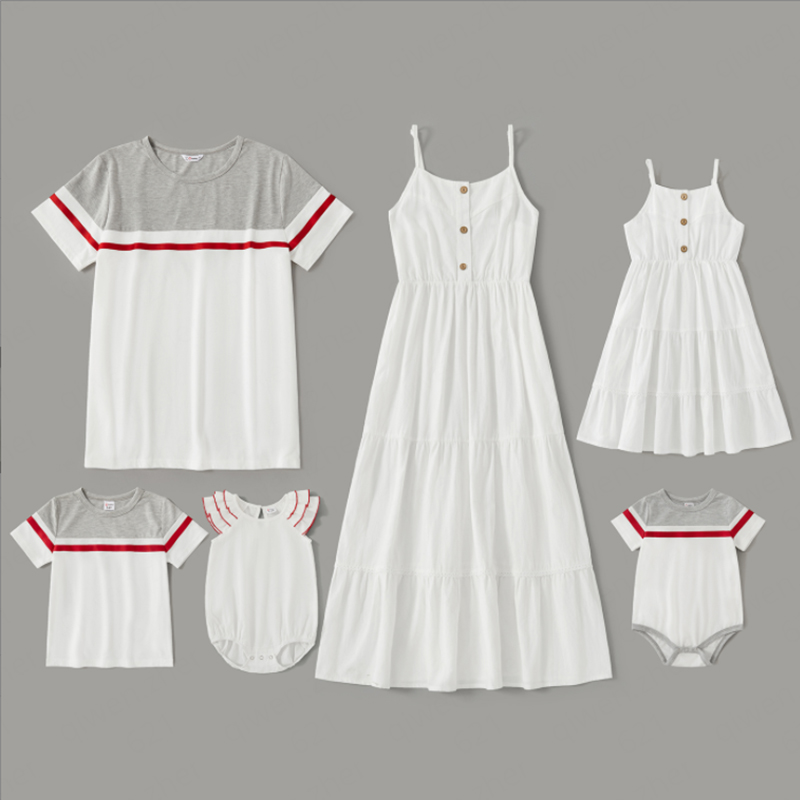 

Mosaic 100% Cotton Solid and Color Block Family Matching Sets