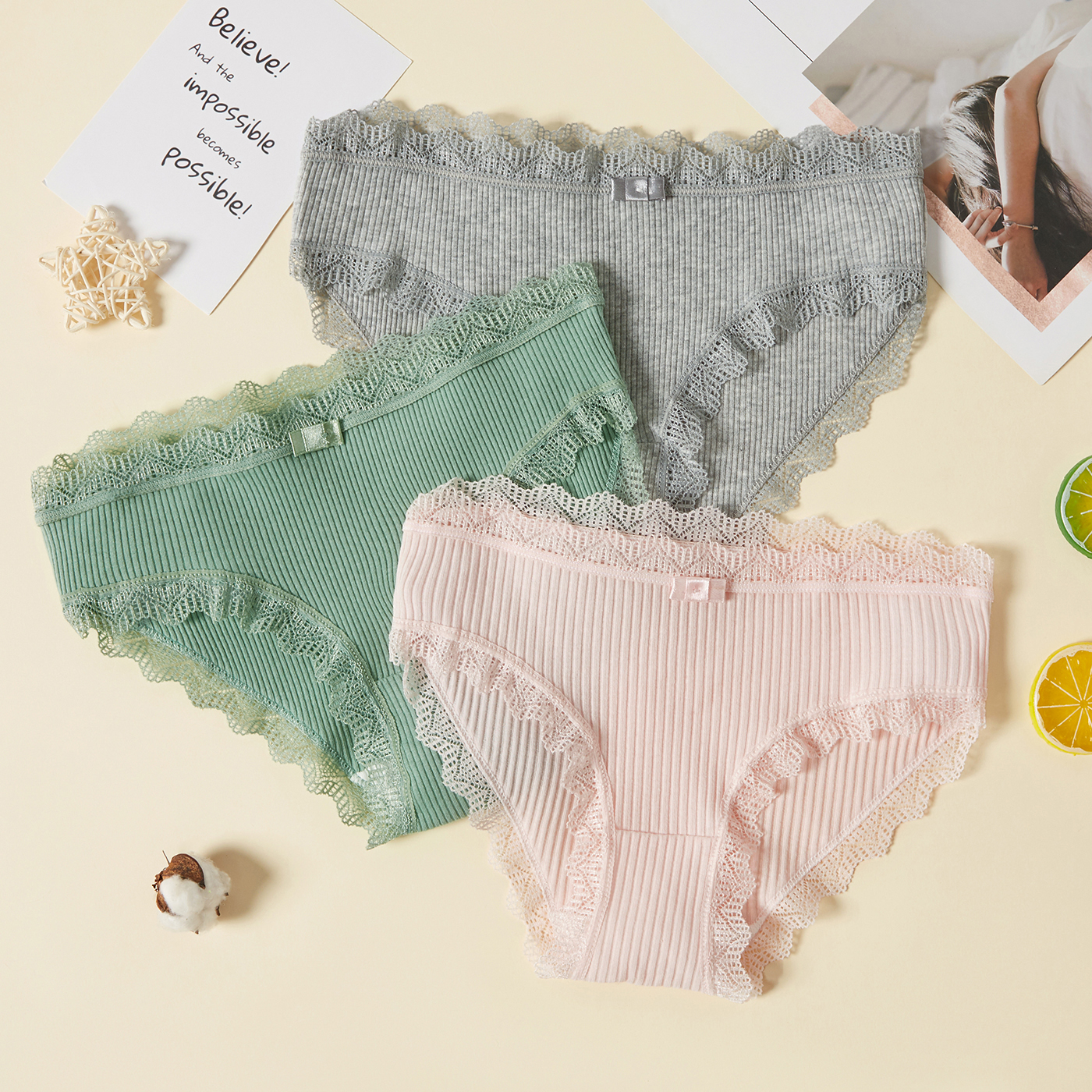 

casual Print Underwear