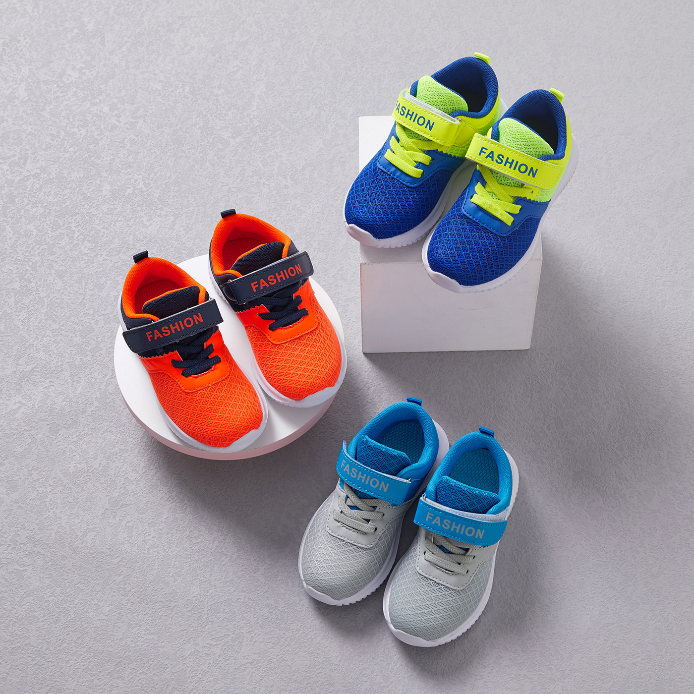 

'Fashion' Letter Color Block Casual Running Shoes for Toddlers / Kids