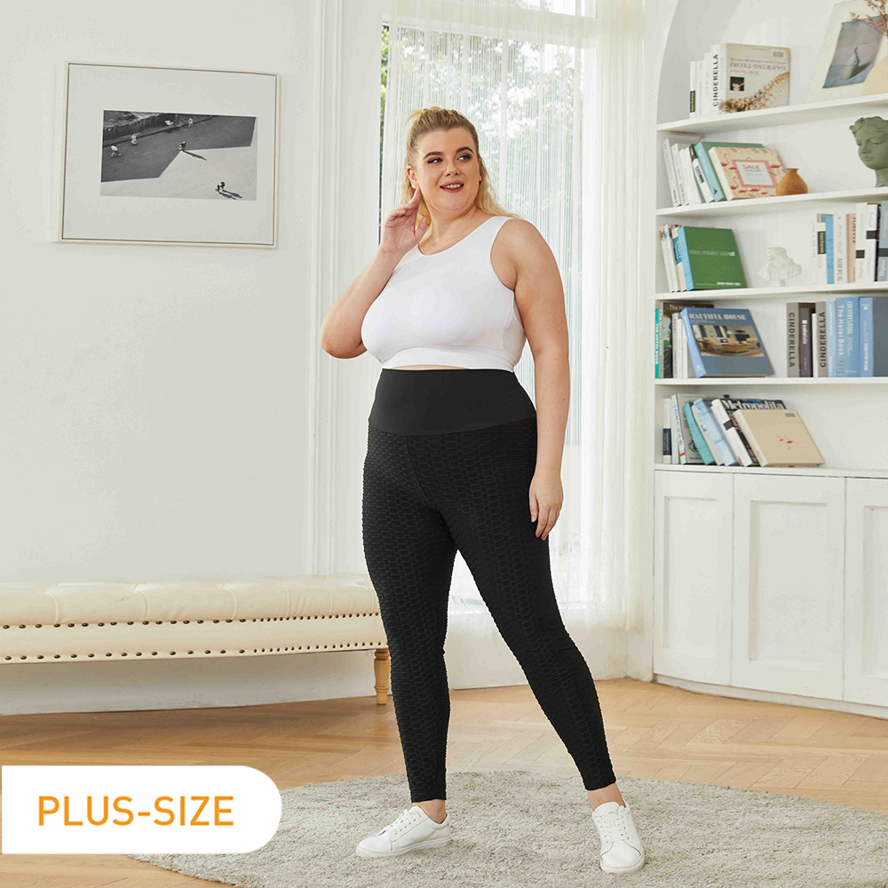 

Solid Casual Plus Size Pants Leggings