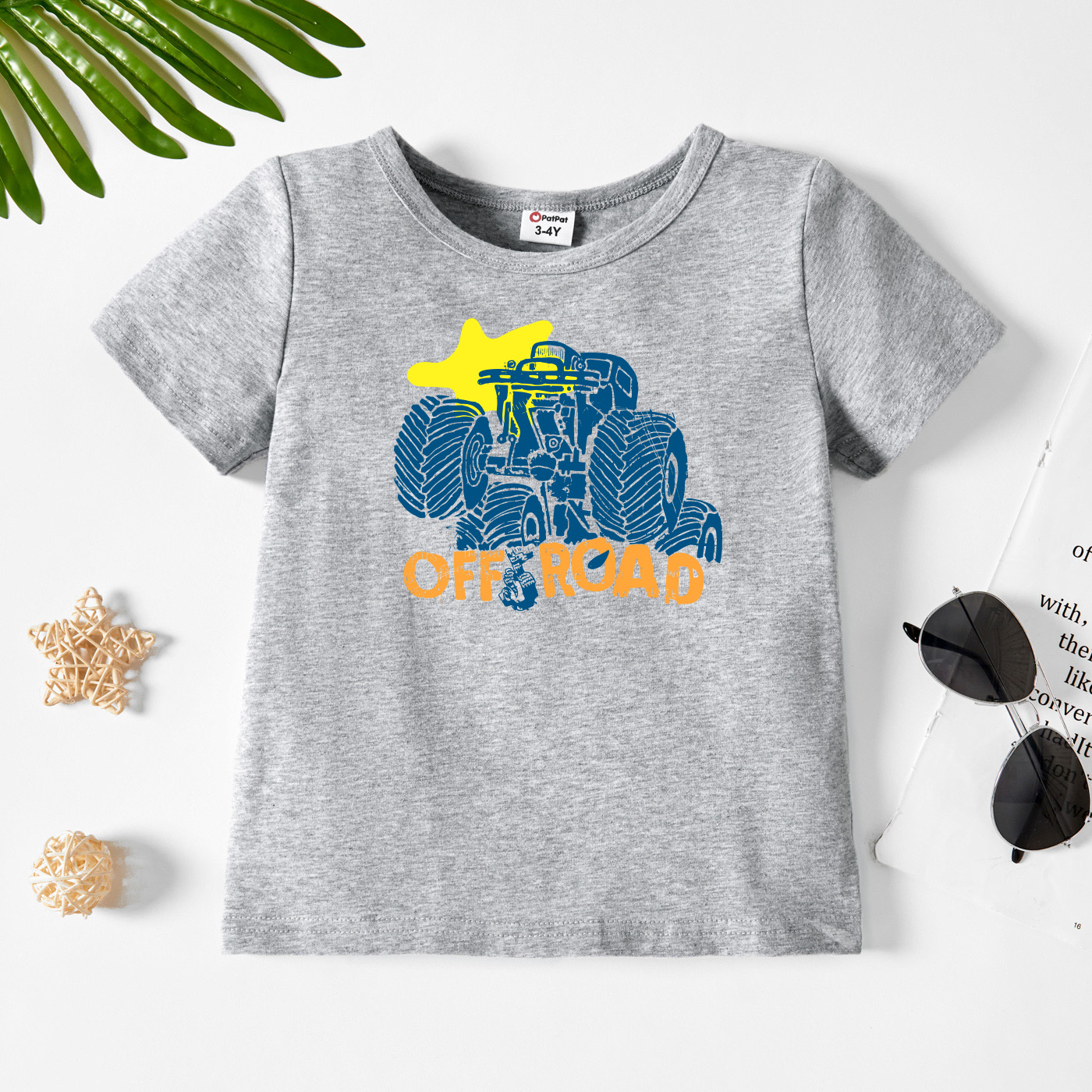 

Toddler Graphic Light gray Short-sleeve Tee