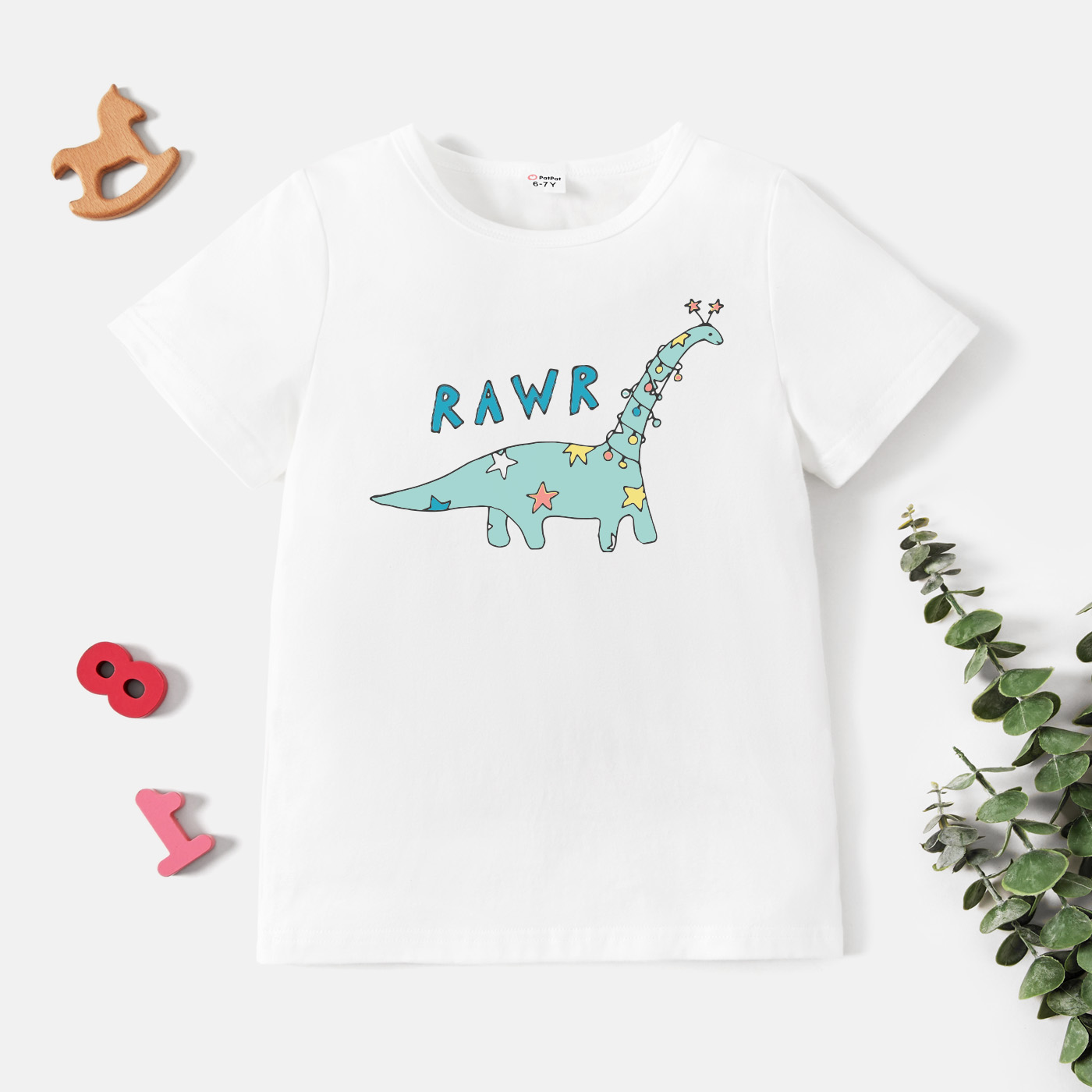 

Kids Graphic White Short-sleeve Tee