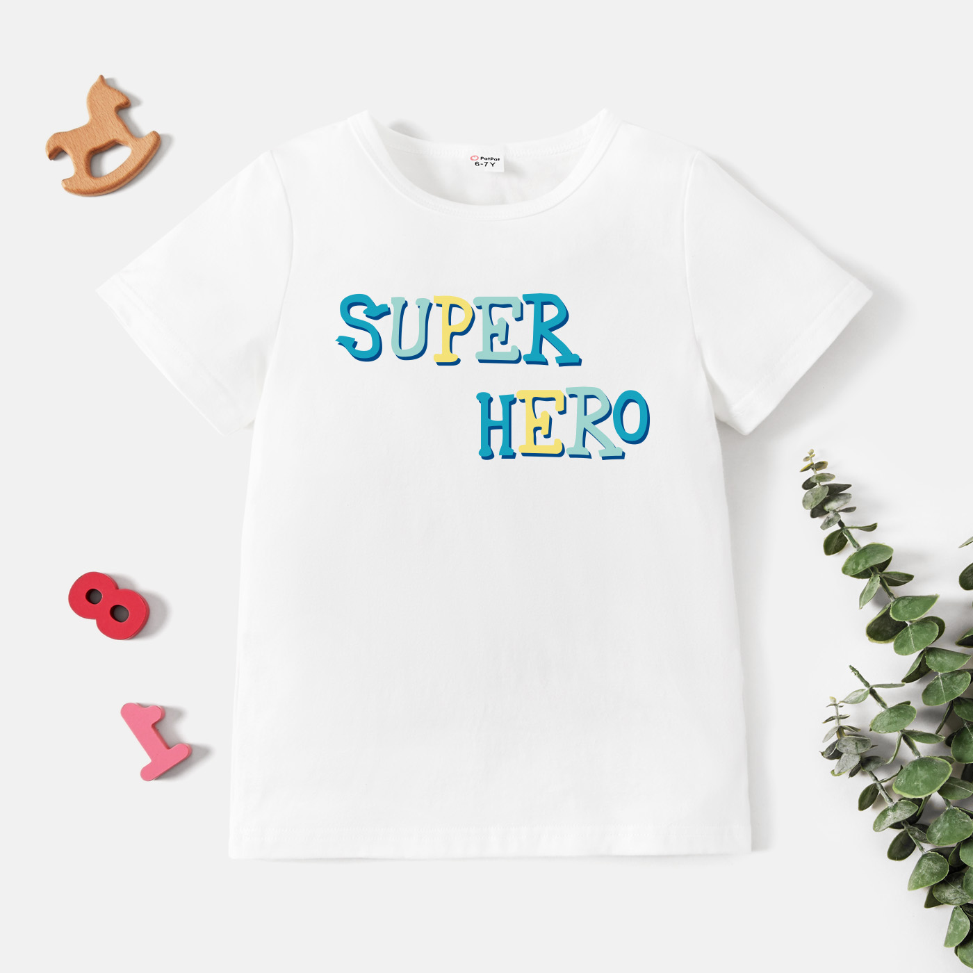 

Kids Graphic White Short-sleeve Tee