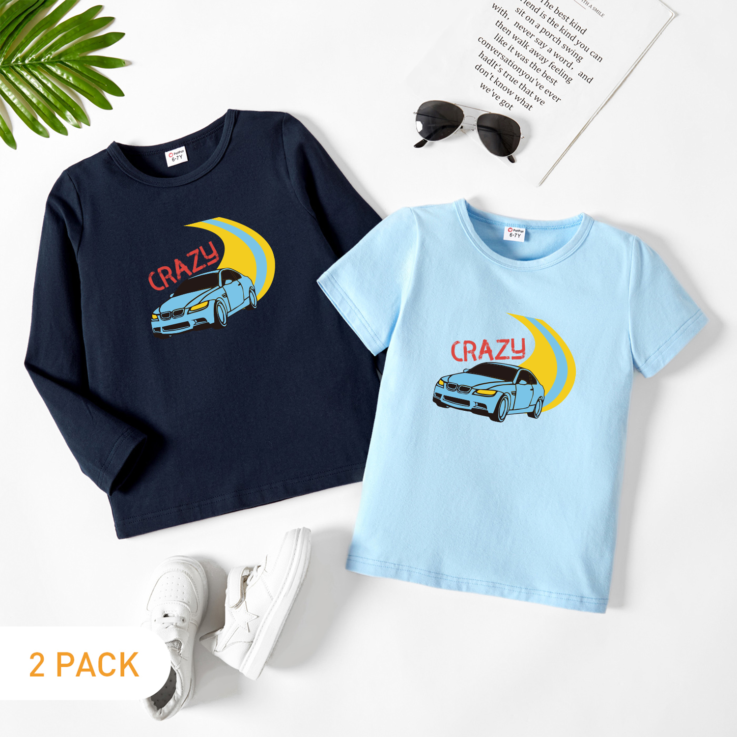 

2-Pack Kids Graphic Tee Set