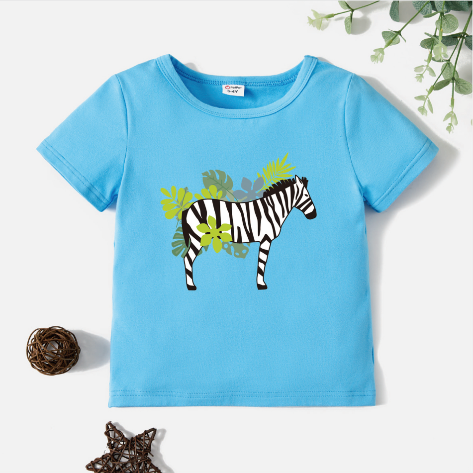 

Toddler Graphic Blue Short-sleeve Tee