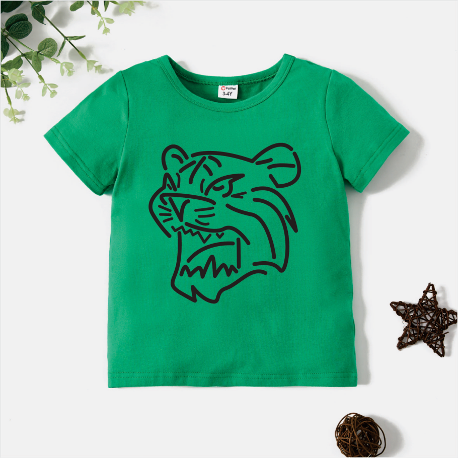 

Toddler Graphic Green Short-sleeve Tee