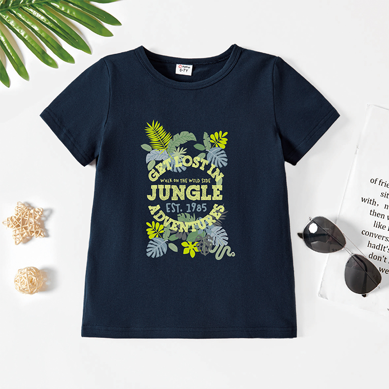 

Toddler Graphic Dark Blue Short-sleeve Tee
