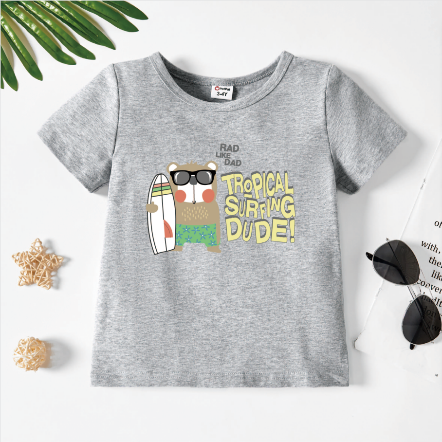 

Toddler Graphic Light gray Short-sleeve Tee