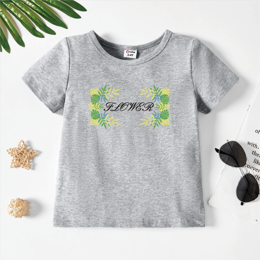 

Toddler Graphic Light gray Short-sleeve Tee