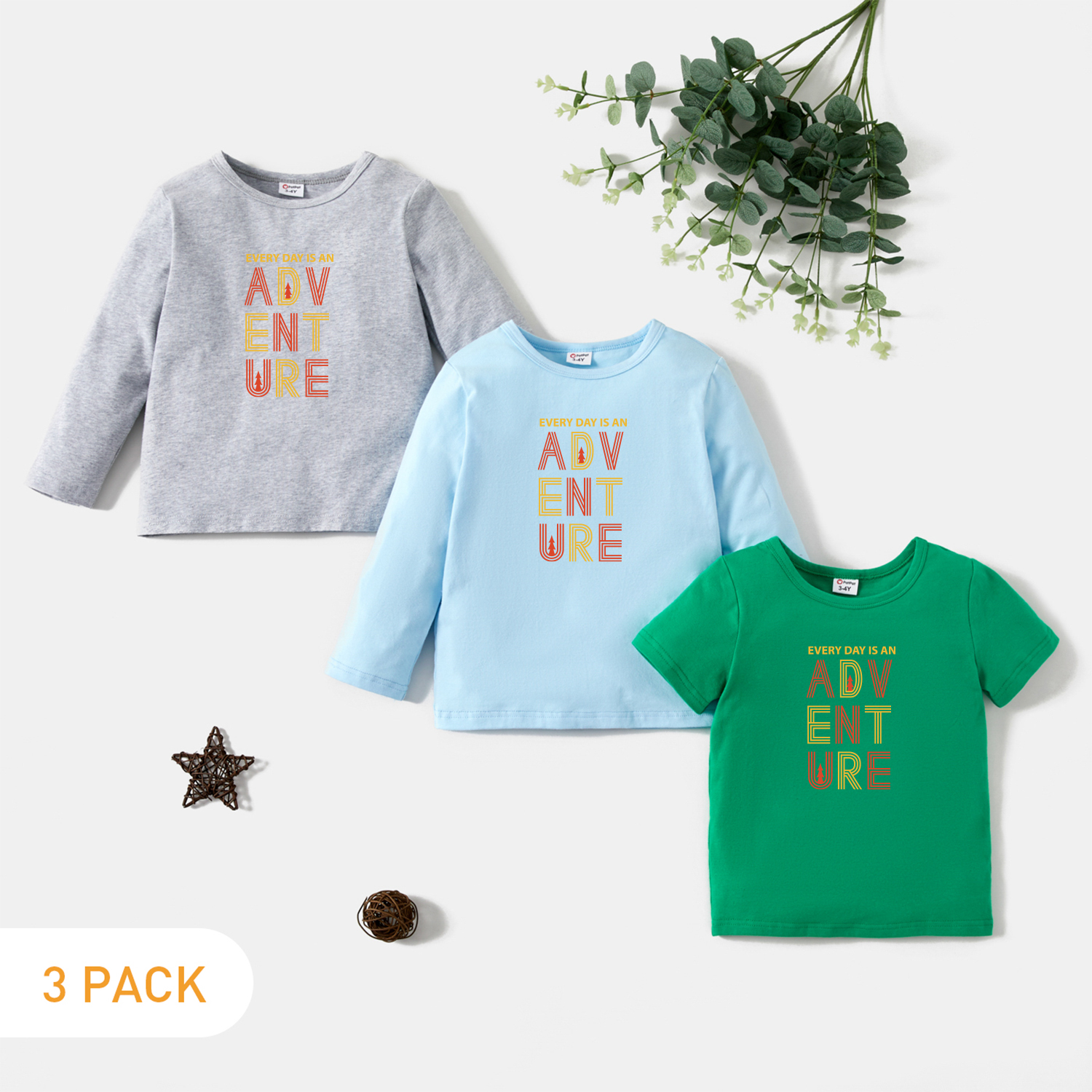 

3-Pack Toddler Graphic Tee Set