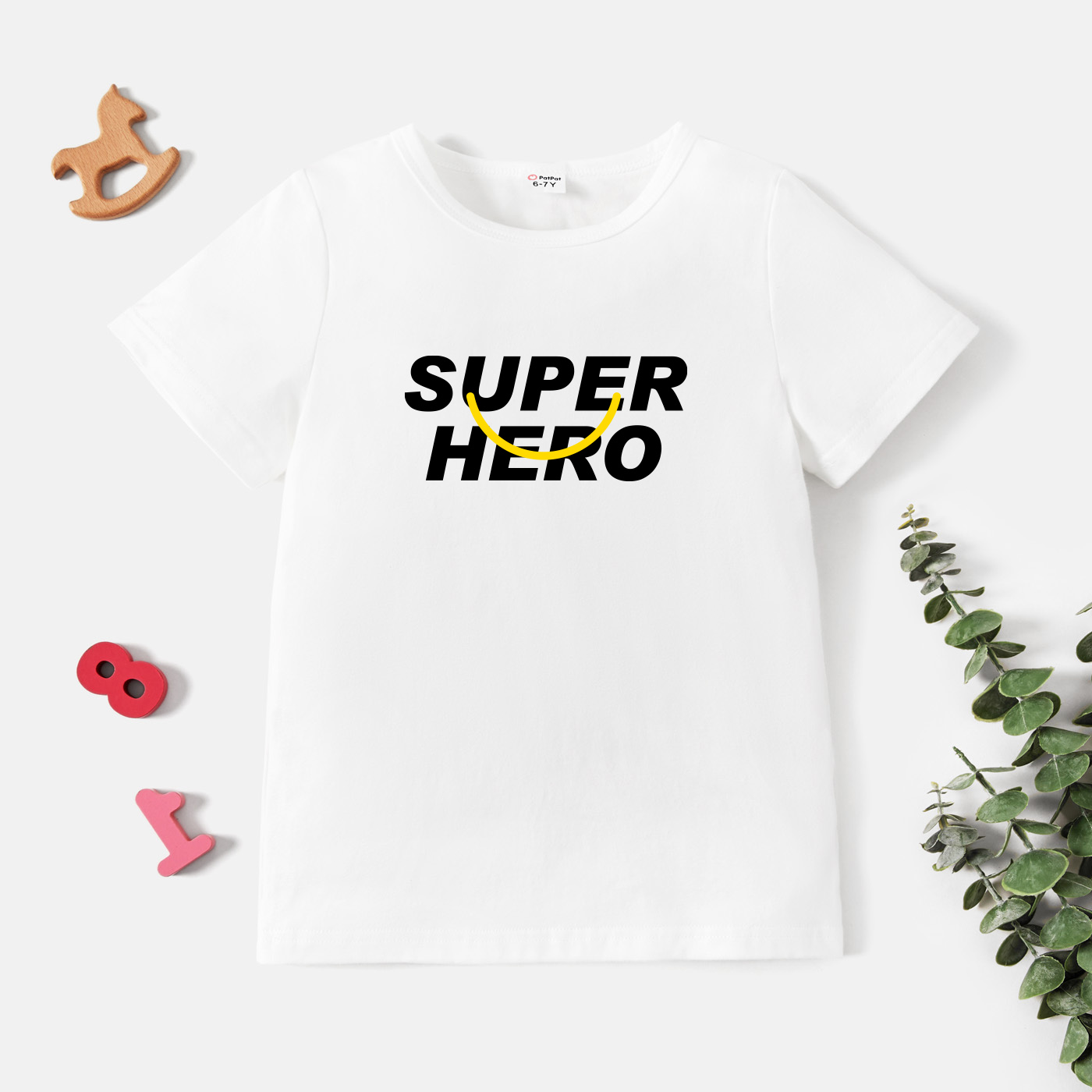 

Kids Graphic White Short-sleeve Tee