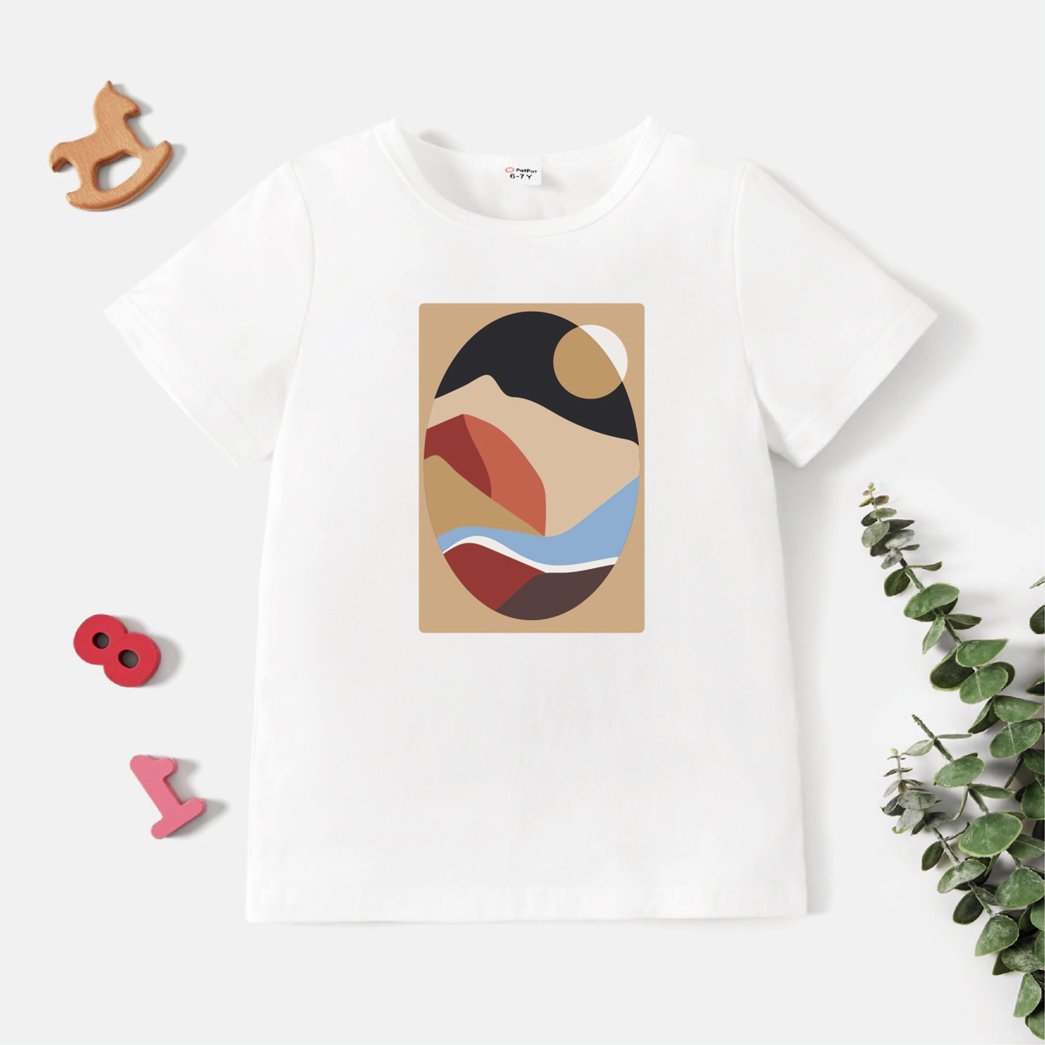 

Kids Graphic White Short-sleeve Tee