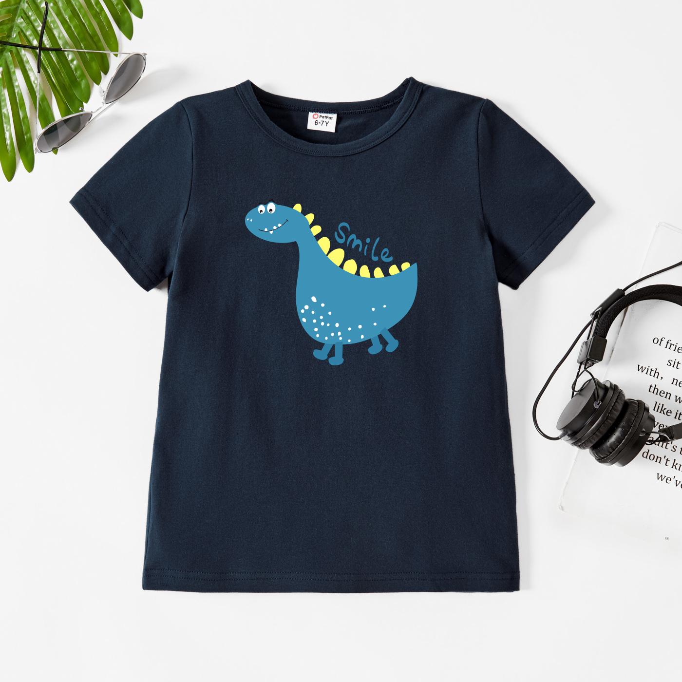 

Kids Graphic Dark Blue Short-sleeve Tee