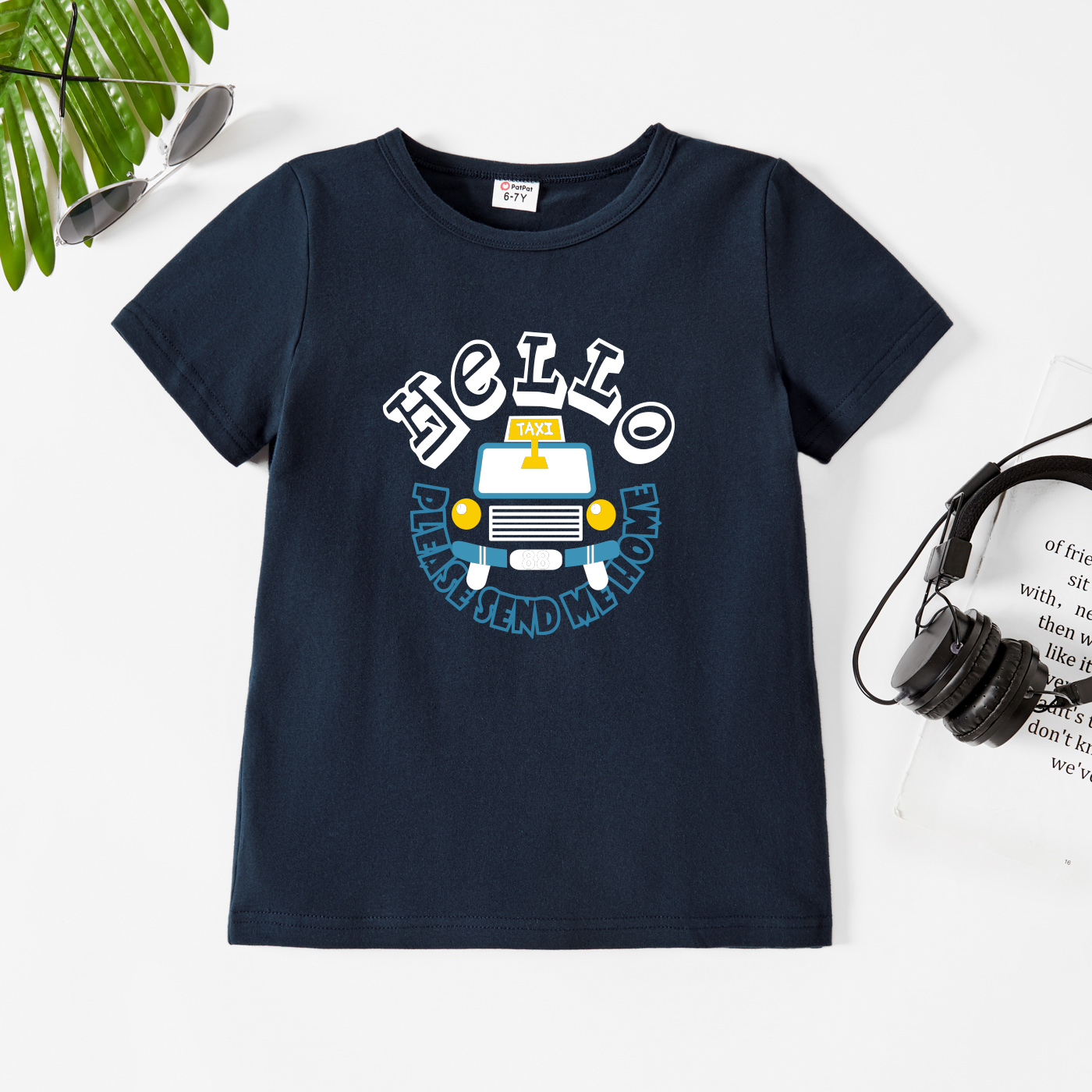 

Kids Graphic Dark Blue Short-sleeve Tee