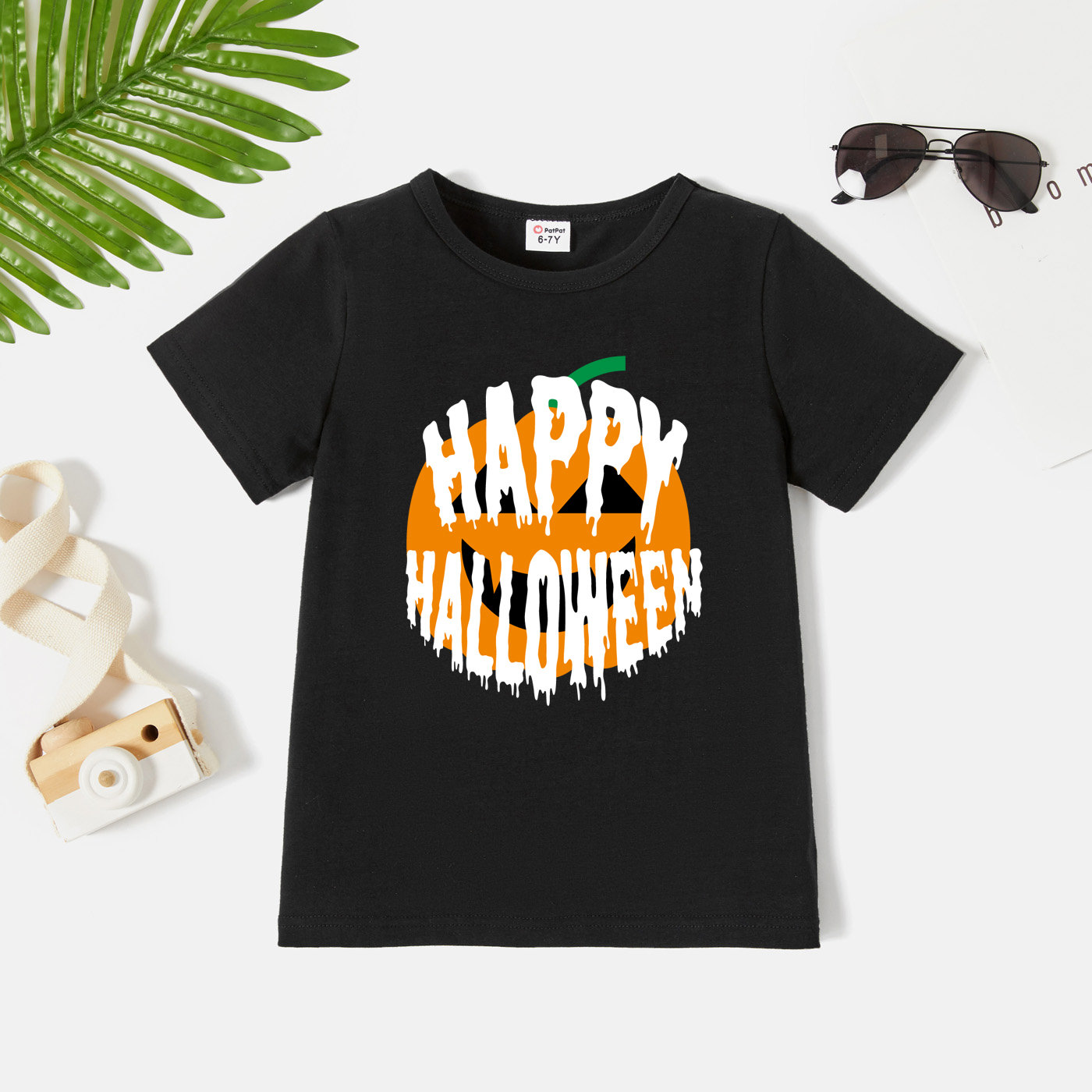 

Kids Graphic Dark Black Short-sleeve Tee