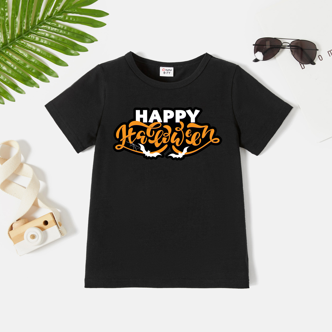 

Kids Graphic Dark Black Short-sleeve Tee